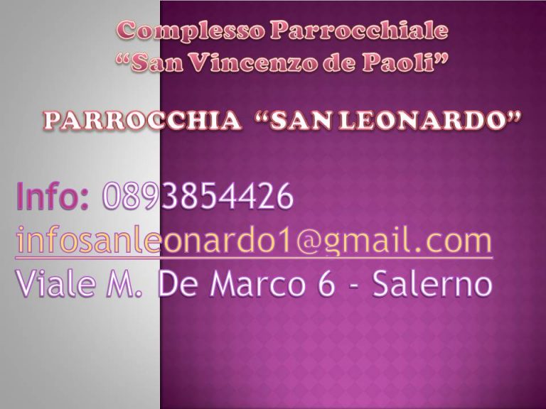 Complesso parrocchiale “San Vincenzo de Paoli”
