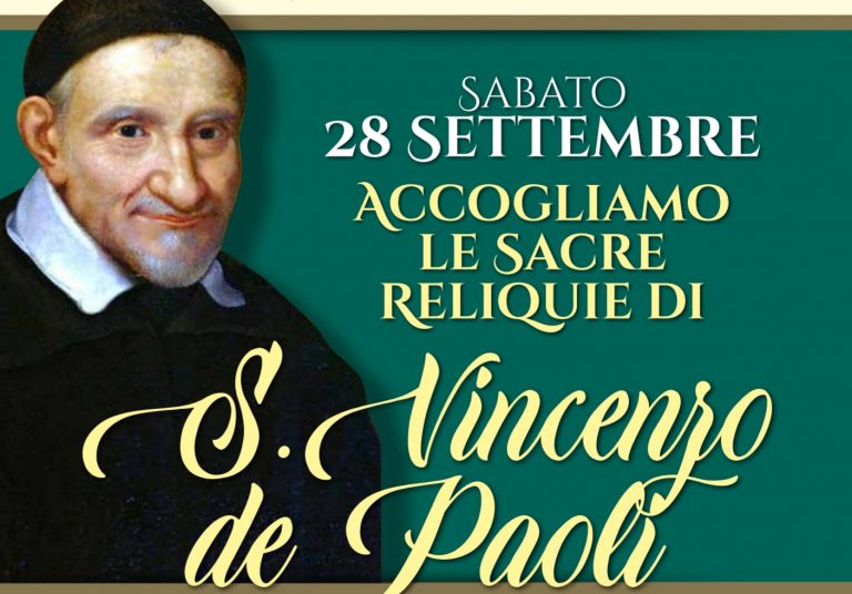 Arrivo delle Reliquie di San Vincenzo de Paoli