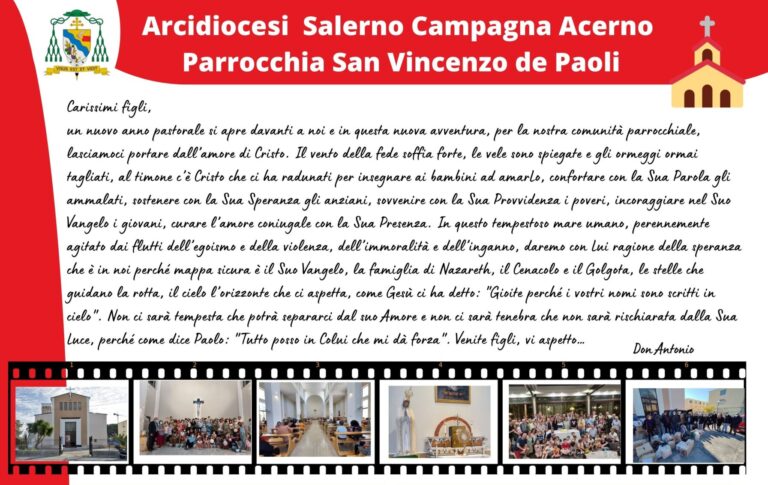 Inizia il nuovo anno pastorale…2022_2023