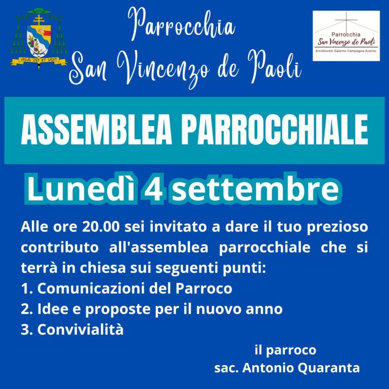 ASSEMBLEA PARROCCHIALE